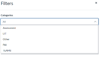 Filters Search View