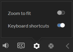Interactive Course Settings Button
