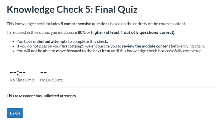 Final Quiz Example