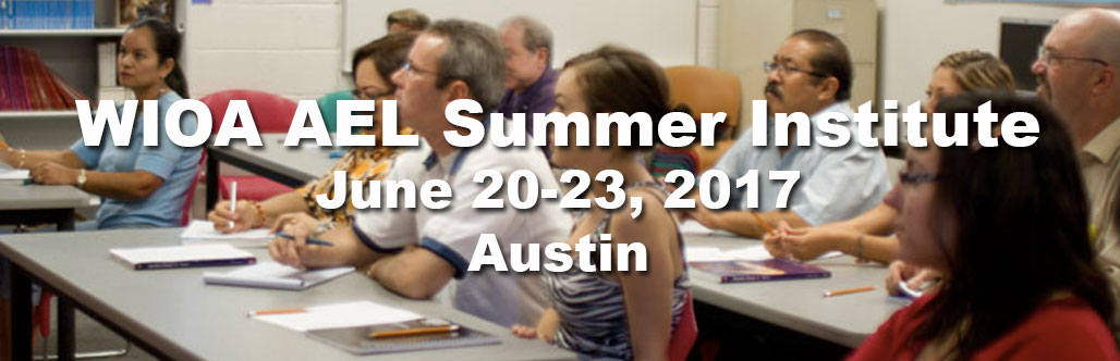 WIOA AEL Summer Institute